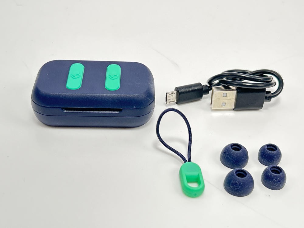 Skullcandy Dime True Wireless Bluetooth Earbuds 12Hr Mic – Dark Blue Green