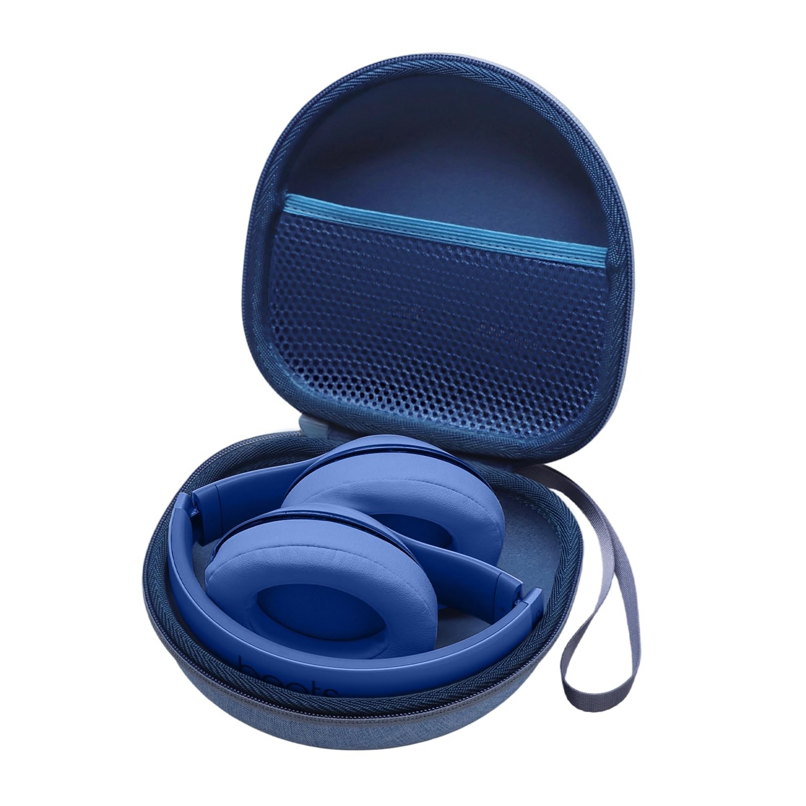 Premium Hard Case for Over-Ear Noise Cancelling Foldable Headphones, Dark Green.