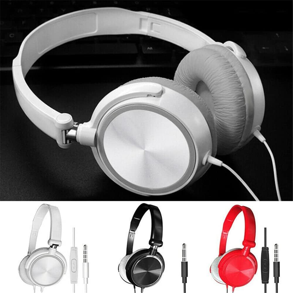 Headphones with Microphone + Volume Control Noise Cancelling Earphones 3.5mm