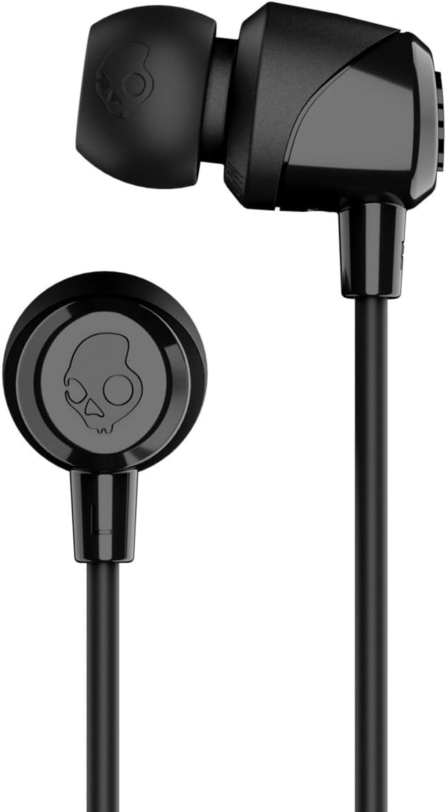Jib Wired Earbuds with 3.5mm AUX Plug, Noise Isolating Fit, In-Line Microphon…