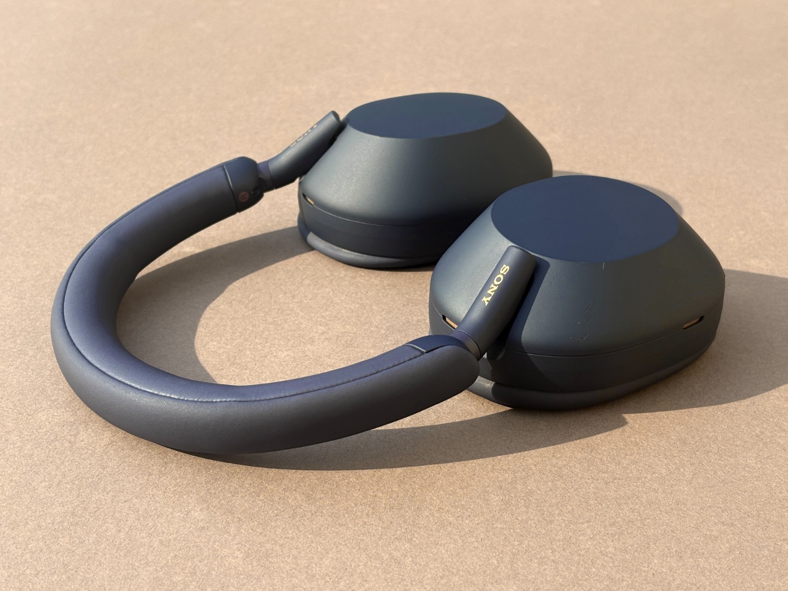 SONY WH-1000XM5 Wireless Noise Canceling Over Ear Headphones /w CASE – BLUE #VG