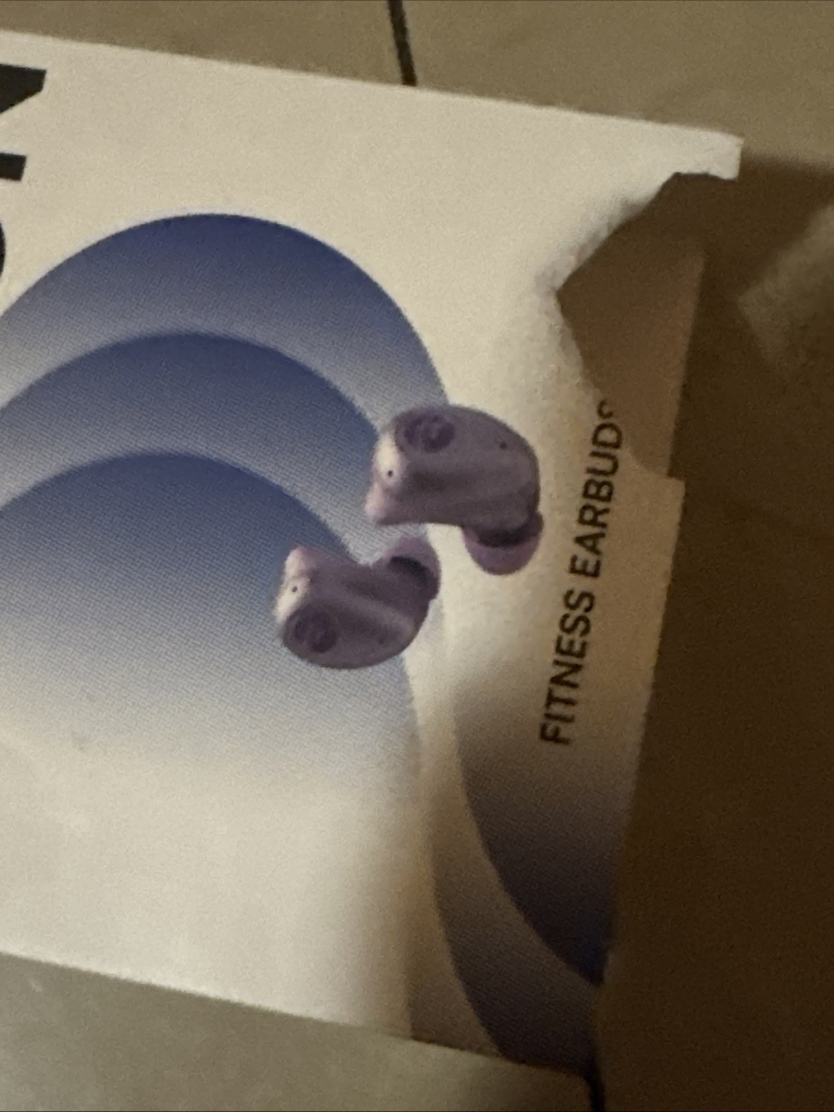 Raycon RBE745-23E-PUR The Fitness Earbuds Active Noise Cancellation “ Purple “