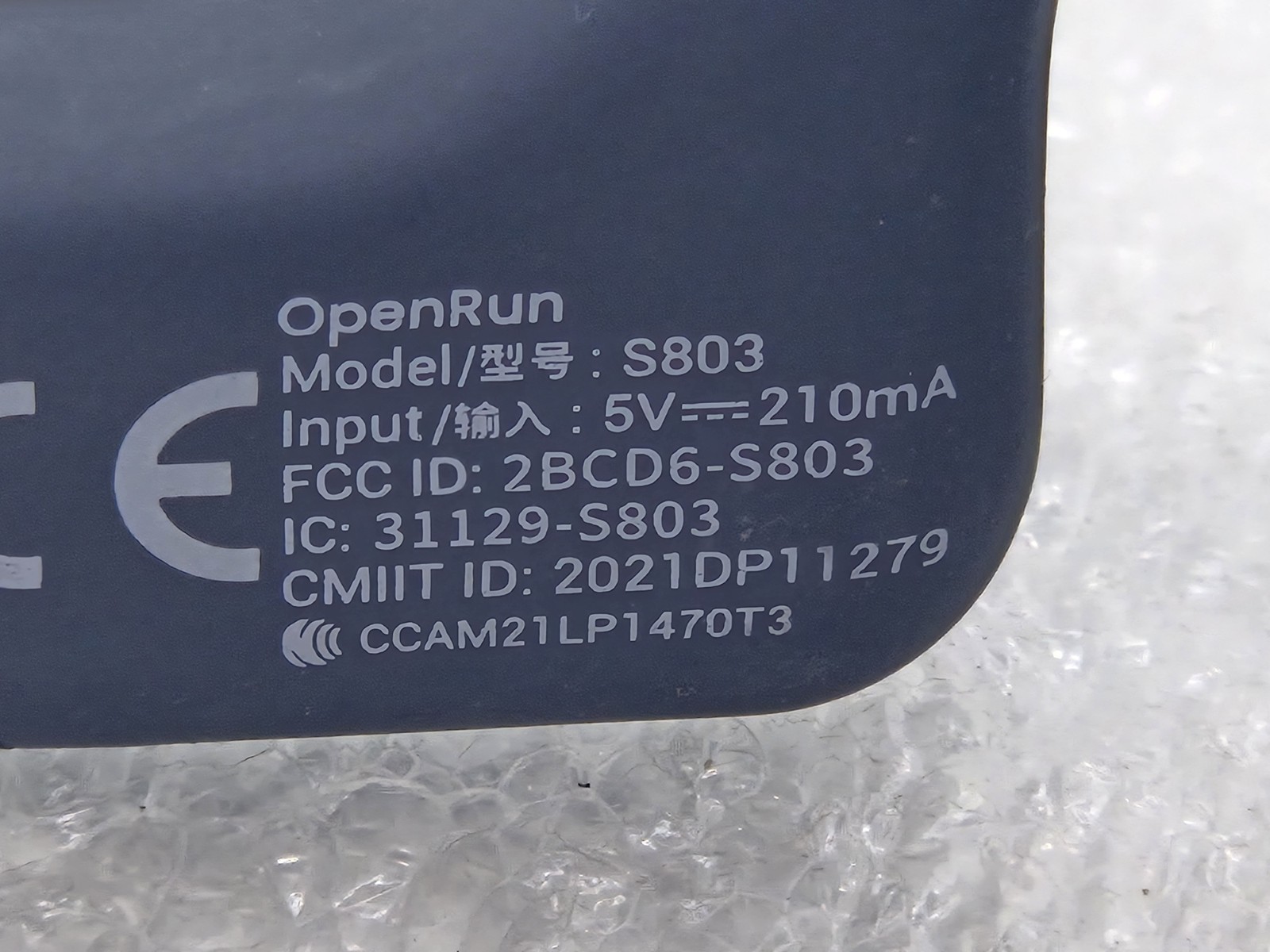[LOT OF 2] Shokz S803 OpenRun Bone Conduction Headphones FAST FREE SHIPPING a