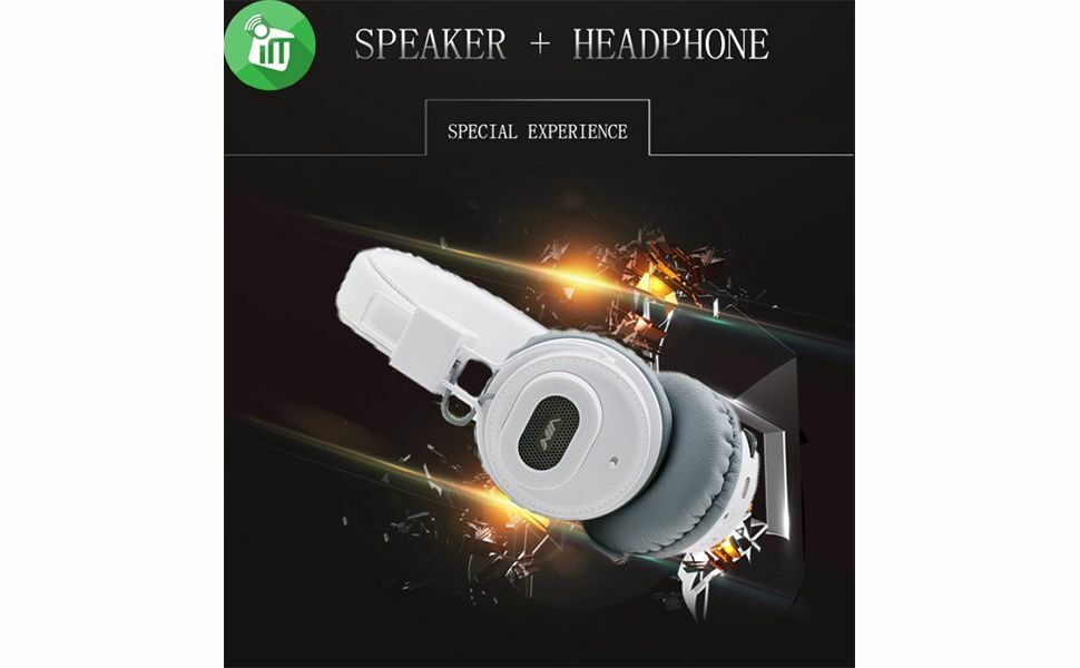 NIA 3 in1 Bluetooth Headphone X5SP with External Speaker +TF Card+FM+Phone call