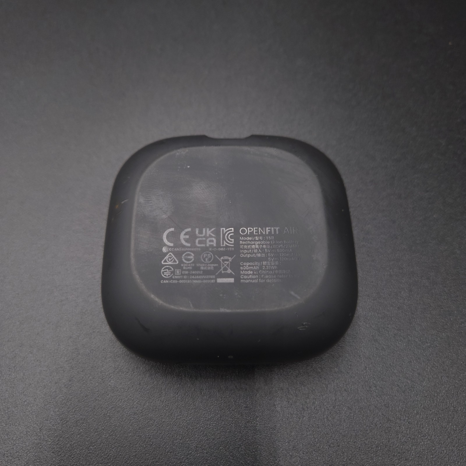 Shokz OpenFit Air T511 Open-Ear True Wireless Earbuds Black READ BAD RIGHT