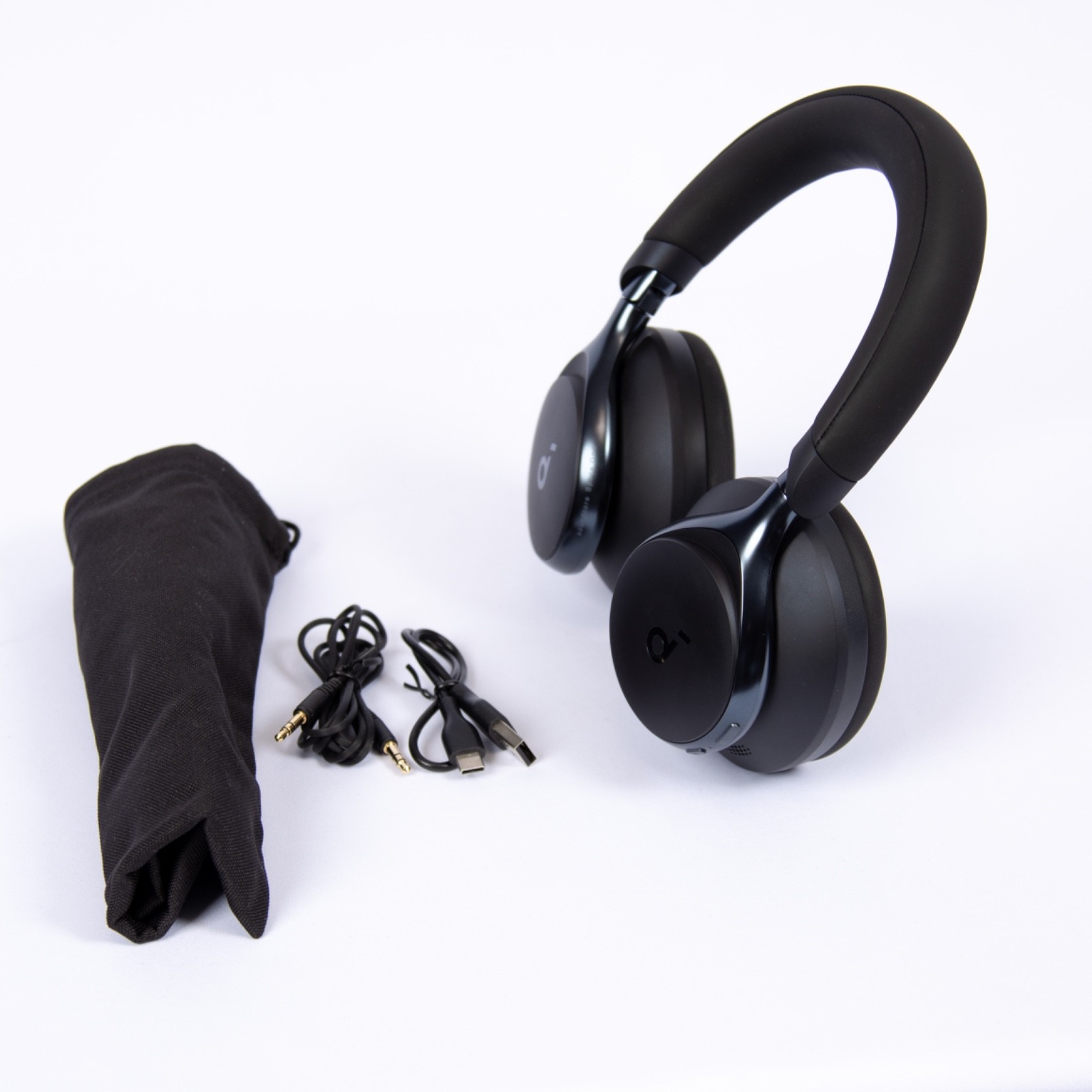 Soundcore Space One Wireless Bluetooth Noise Cancelling Headphones (Jet Black)
