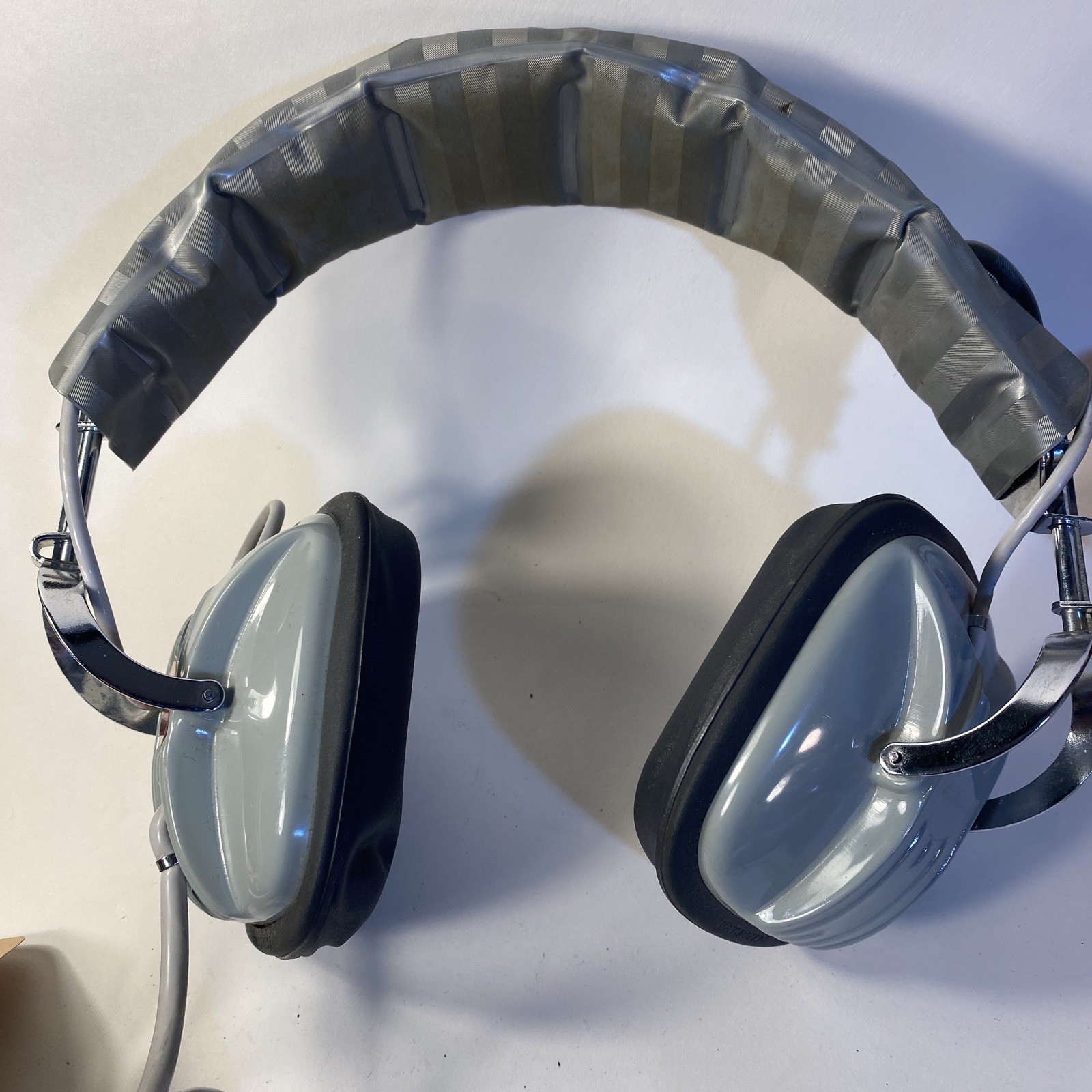 GE General Electric H-14 Stereo Headphones Vintage ELEGA of Japan Tested/WORKS