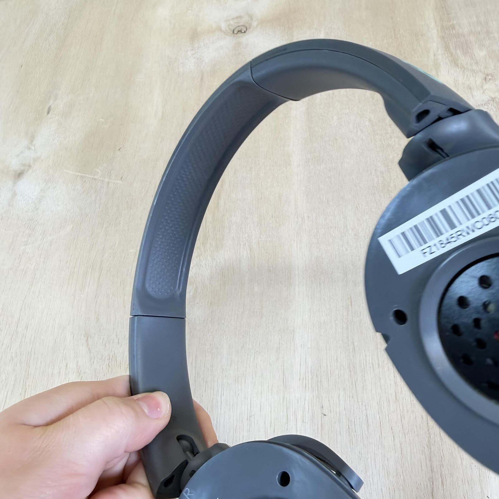 Skullcandy On Ear Headphones Gray Bluetooth Wireless Micro-USB No Pads Stereo