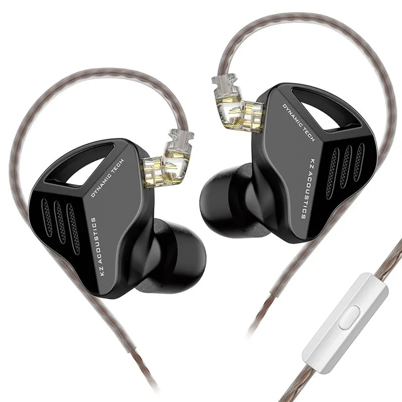 KZ ZVX Wired In-Ear Earphones Dynamic HiFi Bass Metal Earbuds w/ Mic