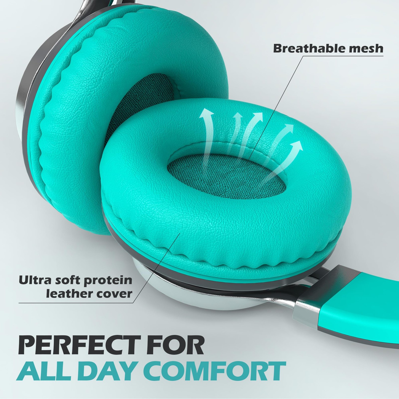 C8 Wired Headphones With Microphone And Volume Control Folding Lightweight Corde