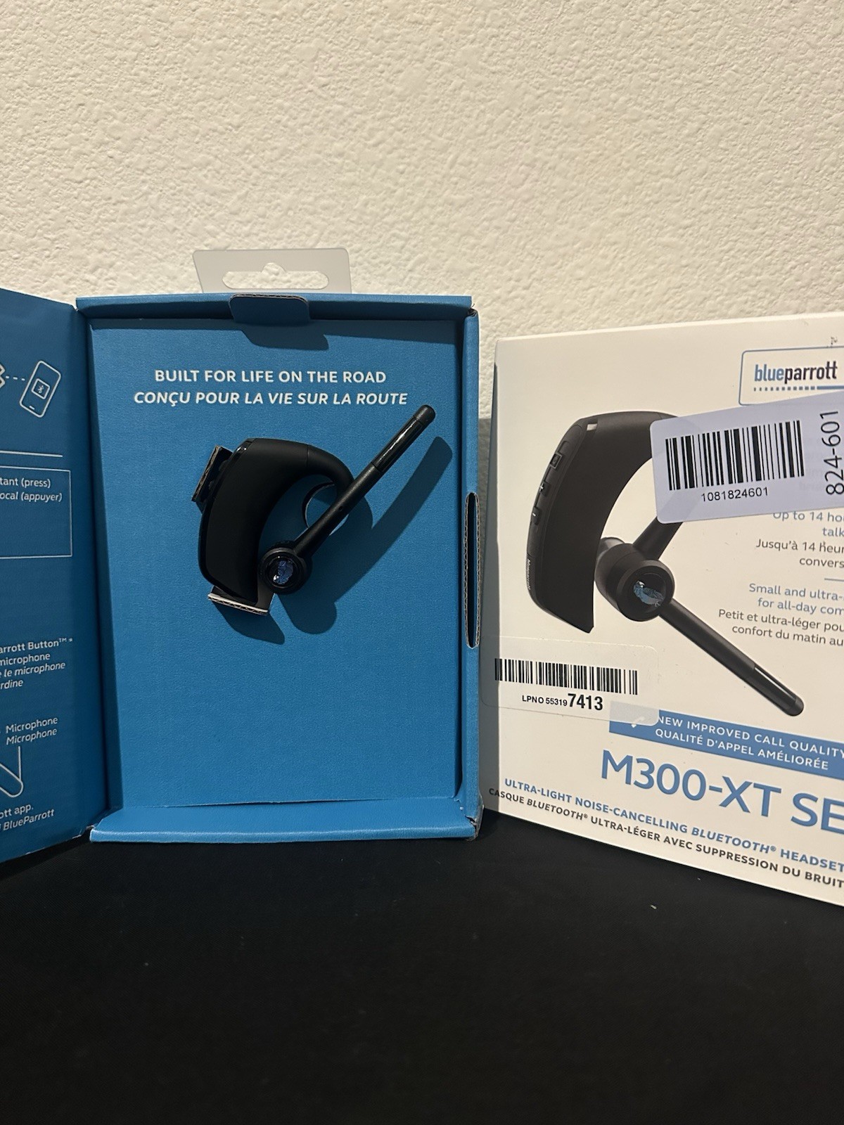 Blue Parrot M300-XT SE Noise Cancelling Bluetooth Headset-Black (204440)