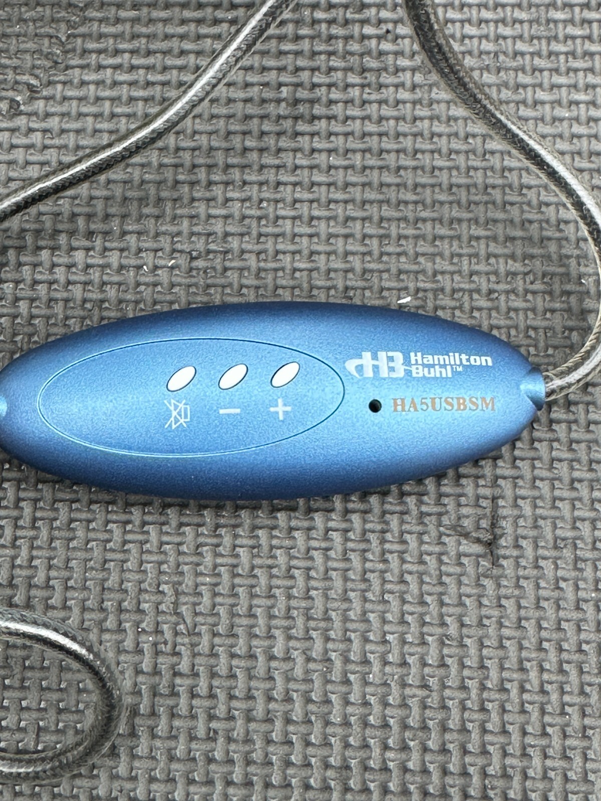 Hamilton Buhl HA5USBSM Headphones With USB Plug And Volume Control
