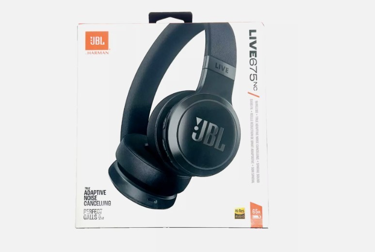 JBL Live 675NC Wireless On-Ear Headphones Adaptive Noise Cancelling by Harman