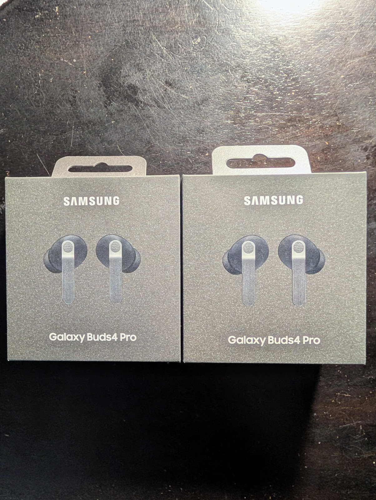 Lot of 2 Samsung Galaxy Buds 4 Pro SM-R640 Wireless Earbuds Black Brand New