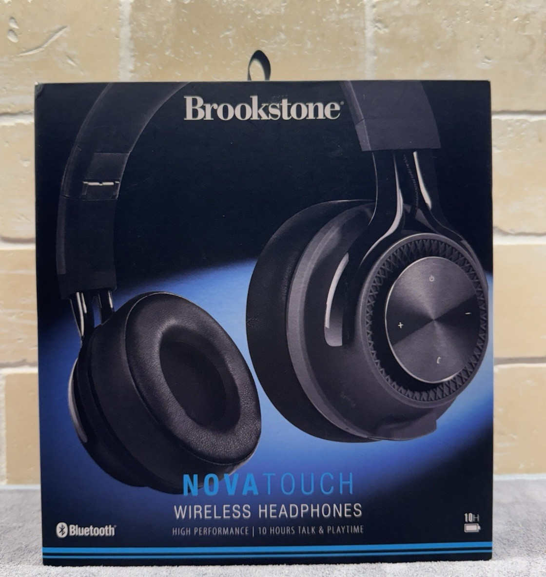 BROOKSTONE–NOVA TOUCH WIRELESS HEADPHONES (NEW) BLUETOOTH
