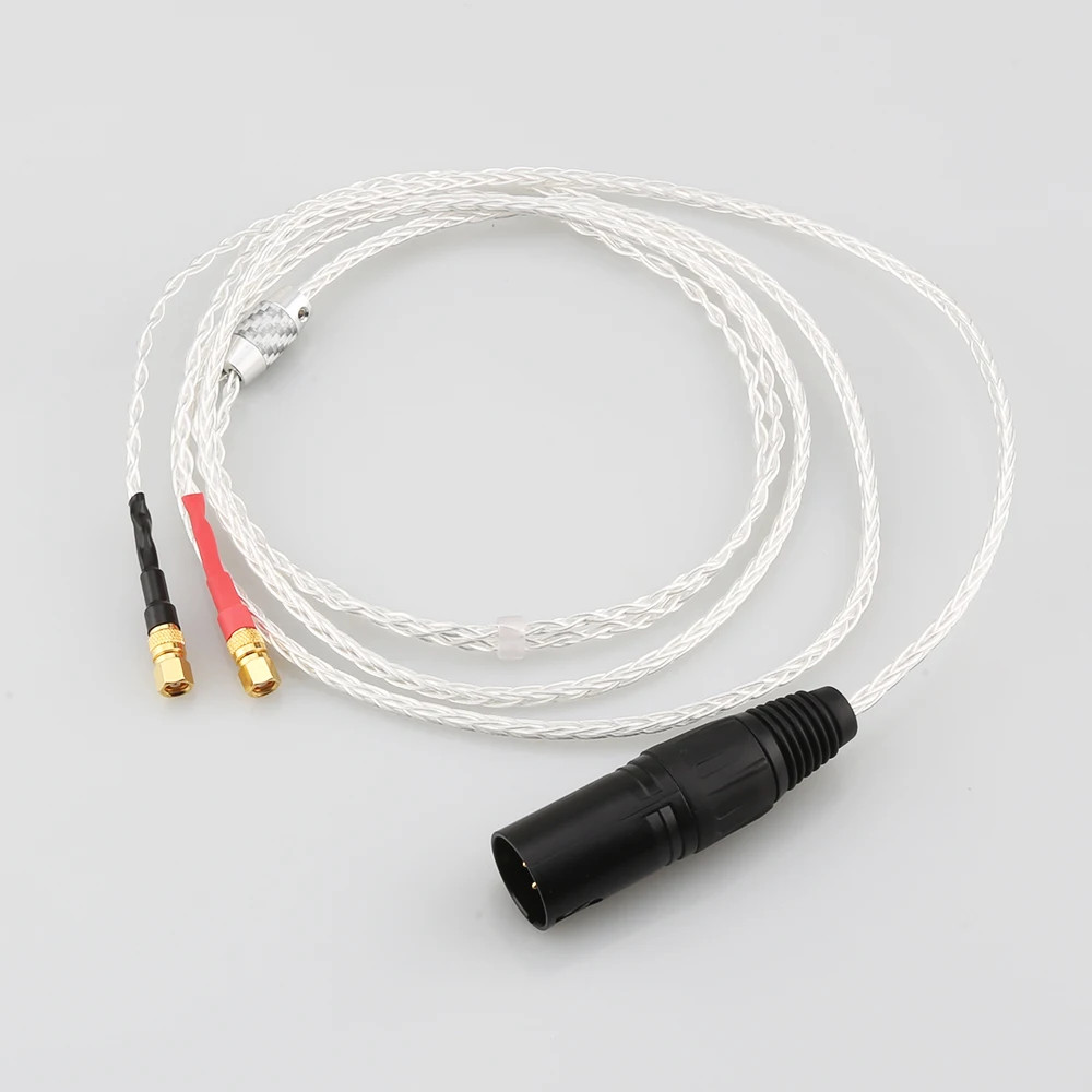 8Cores OCC Headphones Upgrade Cable Replaceme for Hifiman He-5 He-6 He-500 HE560