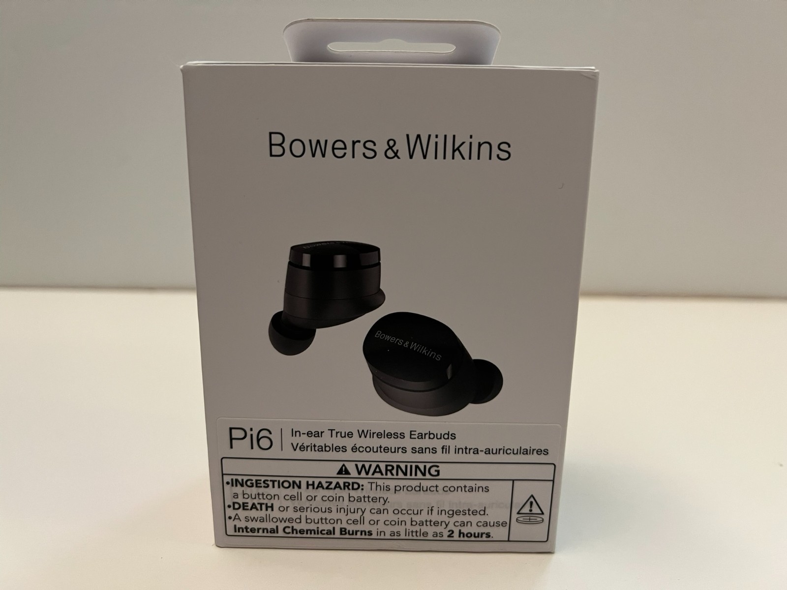 Bowers & Wilkins Pi6 Wireless Noise Cancelling Earbuds | Storm Grey – New