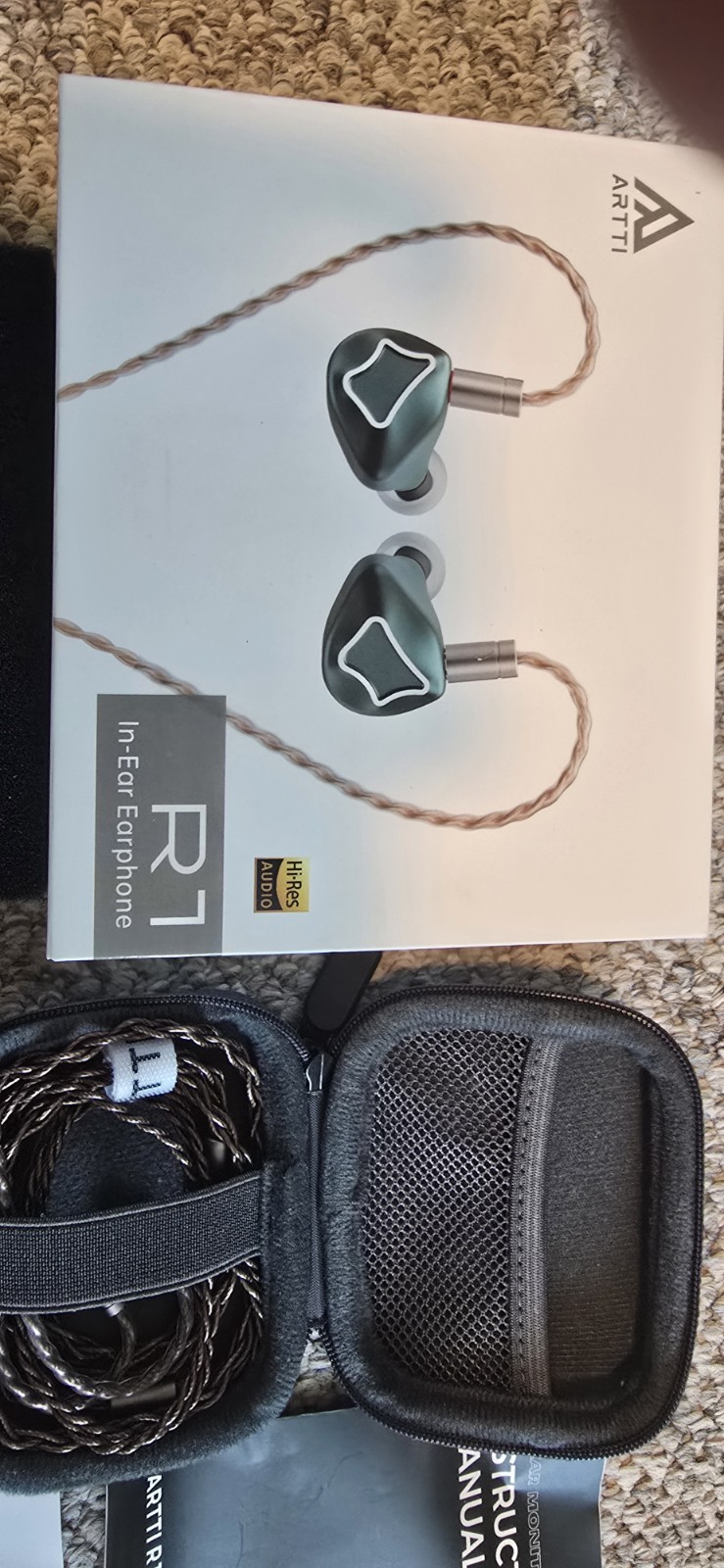 ARTTI R1 3DD Wired IEM 2pin Cable, 4.4 mm BALANCED