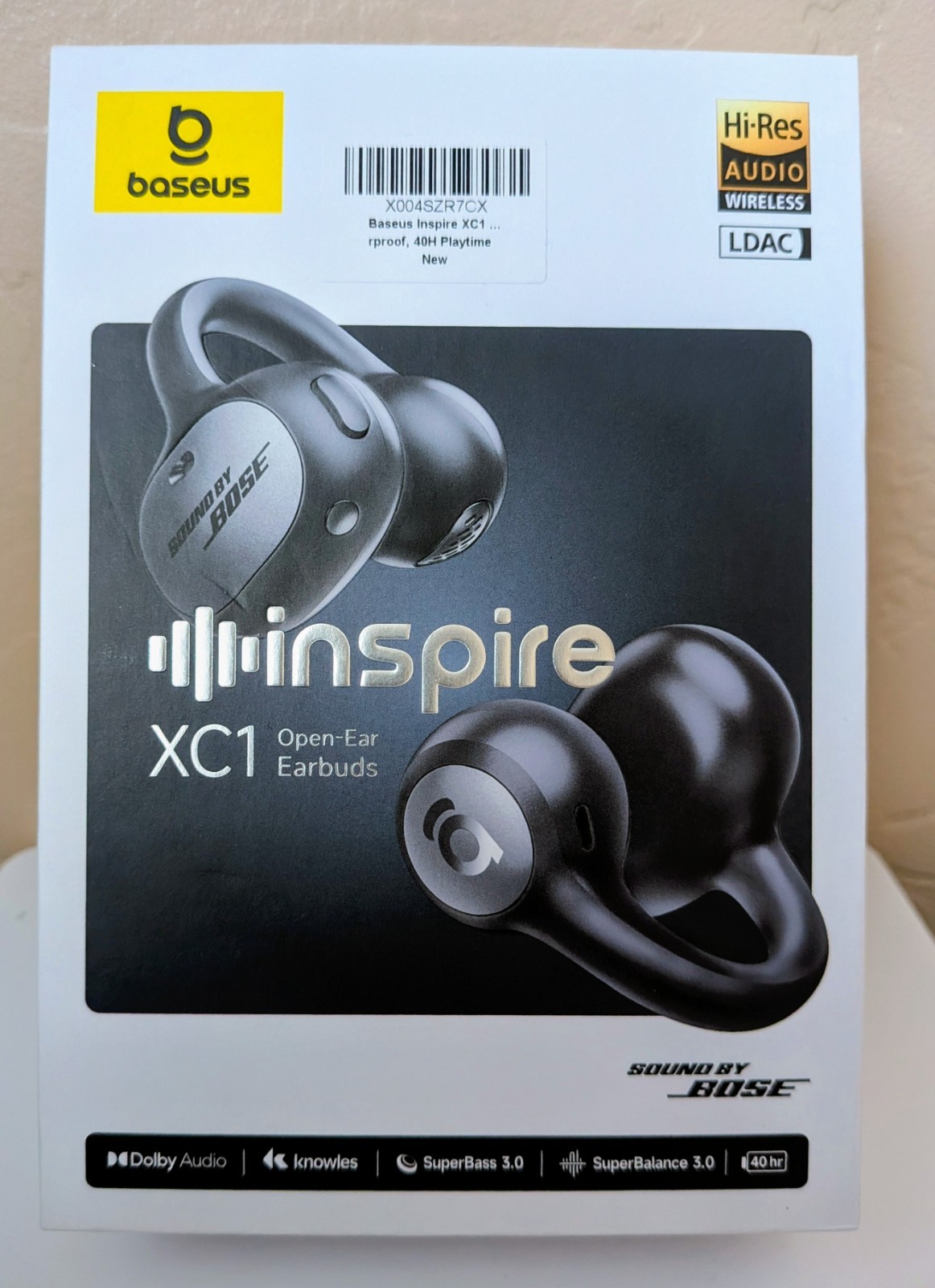 Baseus – Inspire XC1 Open Ear Clip-On Earbuds – Sound by Bose, Dolby Audio,…