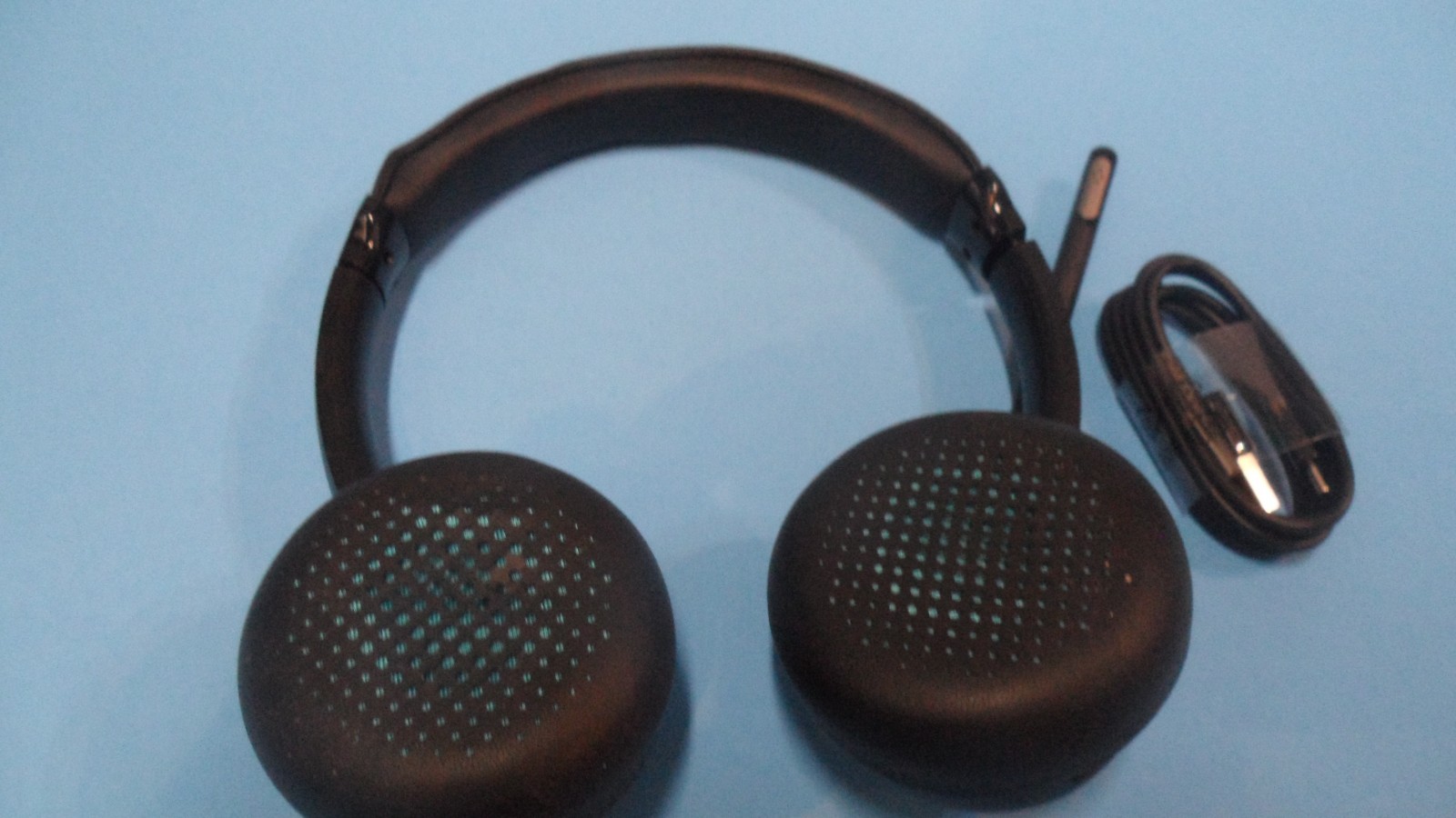 JLab GO Work Wireless On-Ear Headset 2nd Gen, Bluetooth, USB-C, Mic, Black
