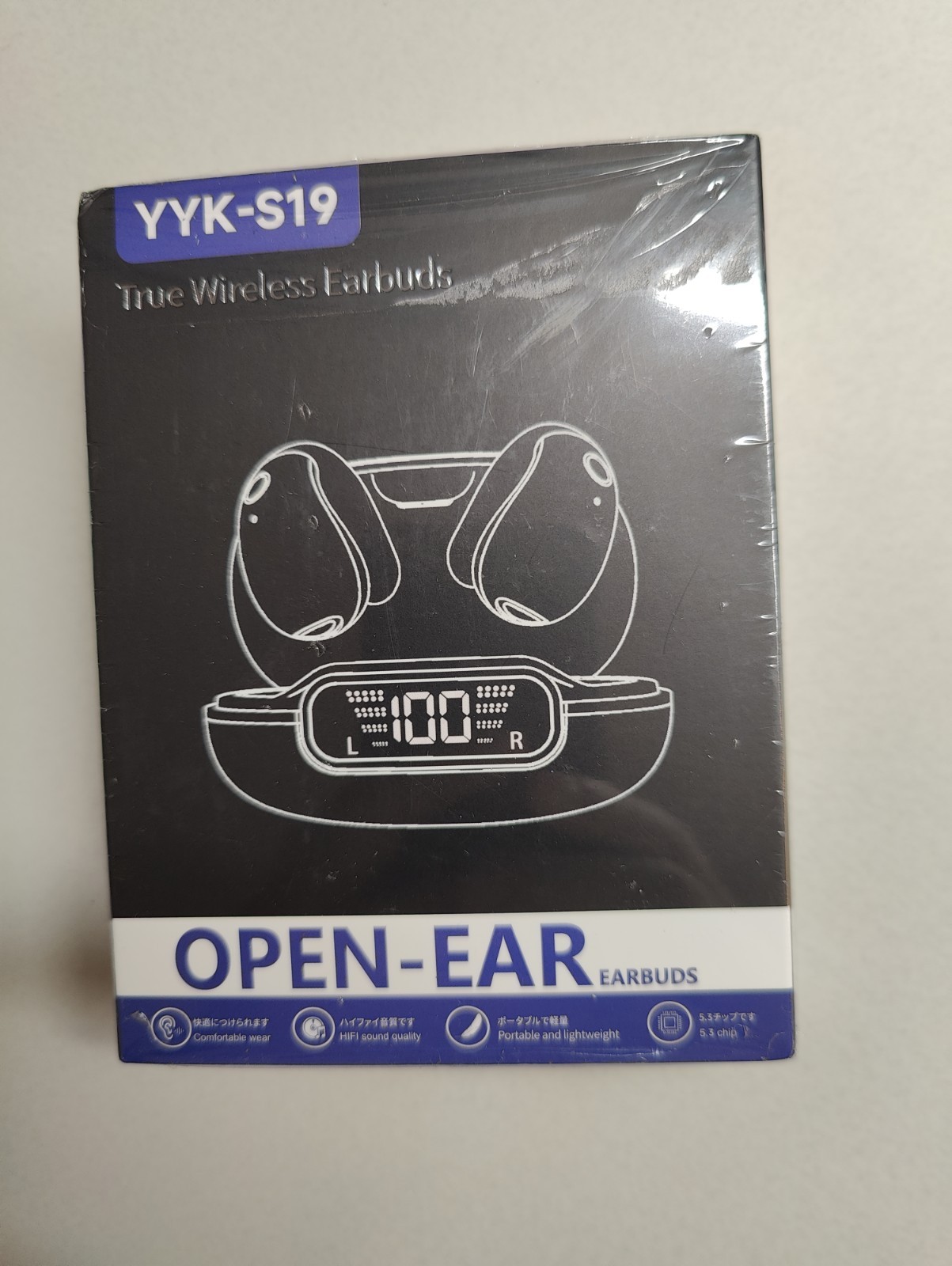Boytond Ergonomic Wireless Bluetooth Open Ear Clip-On Earbud 5.3 Bone Conduction