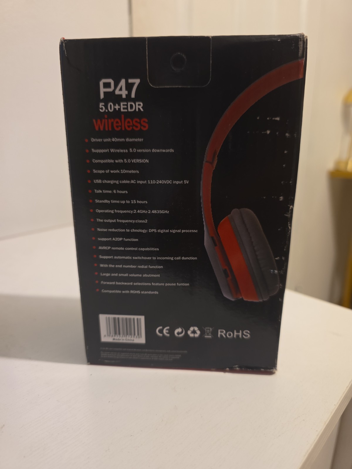 P47 Wireless Bluetooth Over the Ear Headphones US Seller