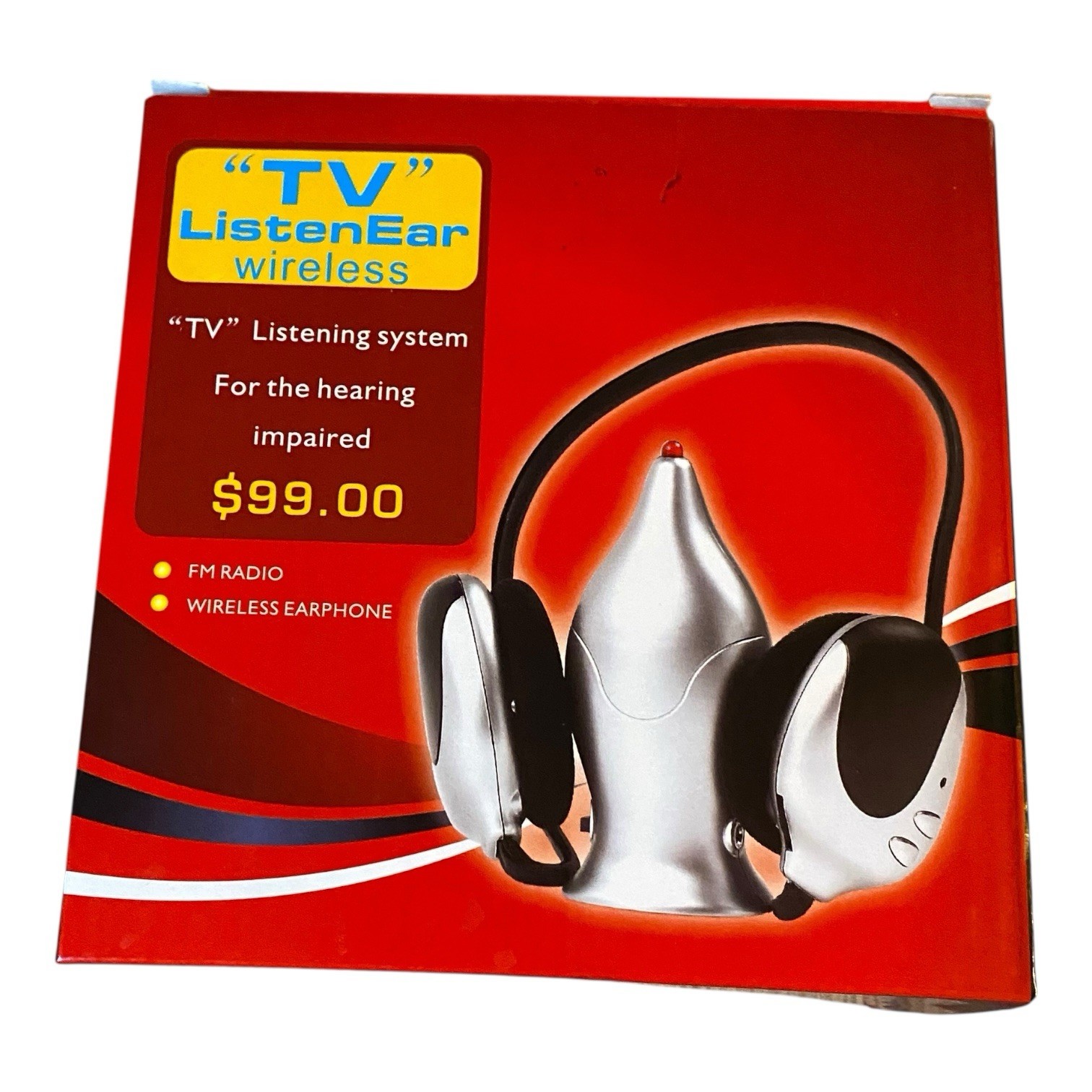 TV ListenEar Wireless TV Listening System For Hearing Impaired