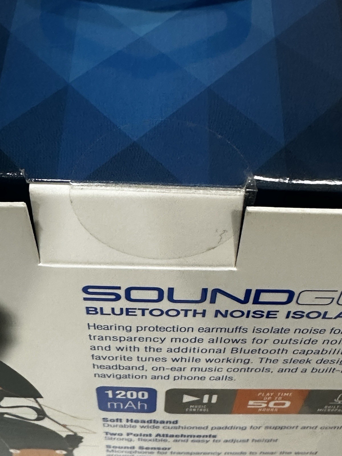 Tzumi Sound Guards Noise Isolating Earmuffs Bluetooth OSHA Compliant NRR23dB New
