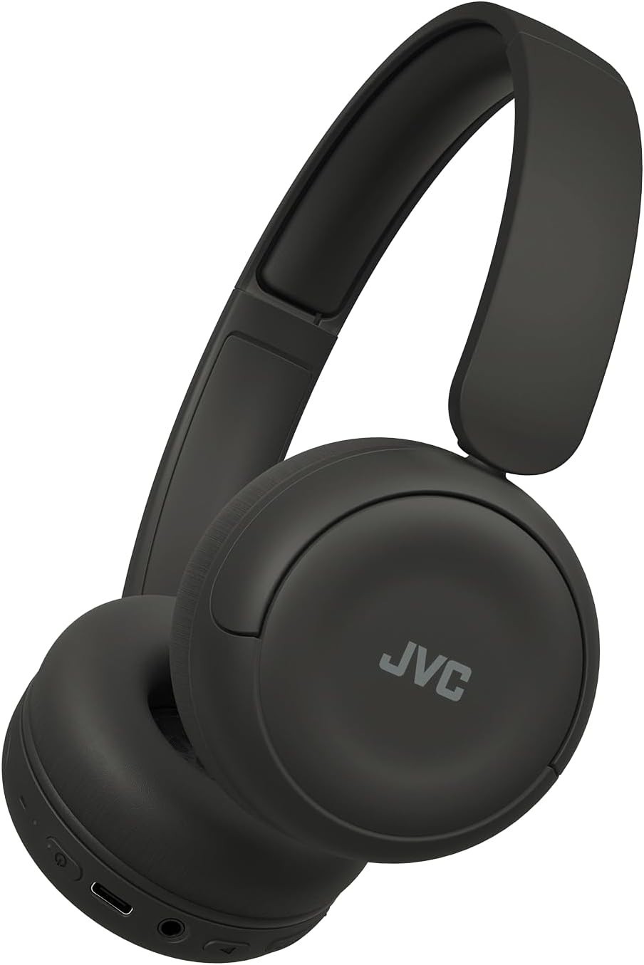 JVC Wireless Bluetooth Headphones, 50H Battery, Foldable, Mic, Matte Black