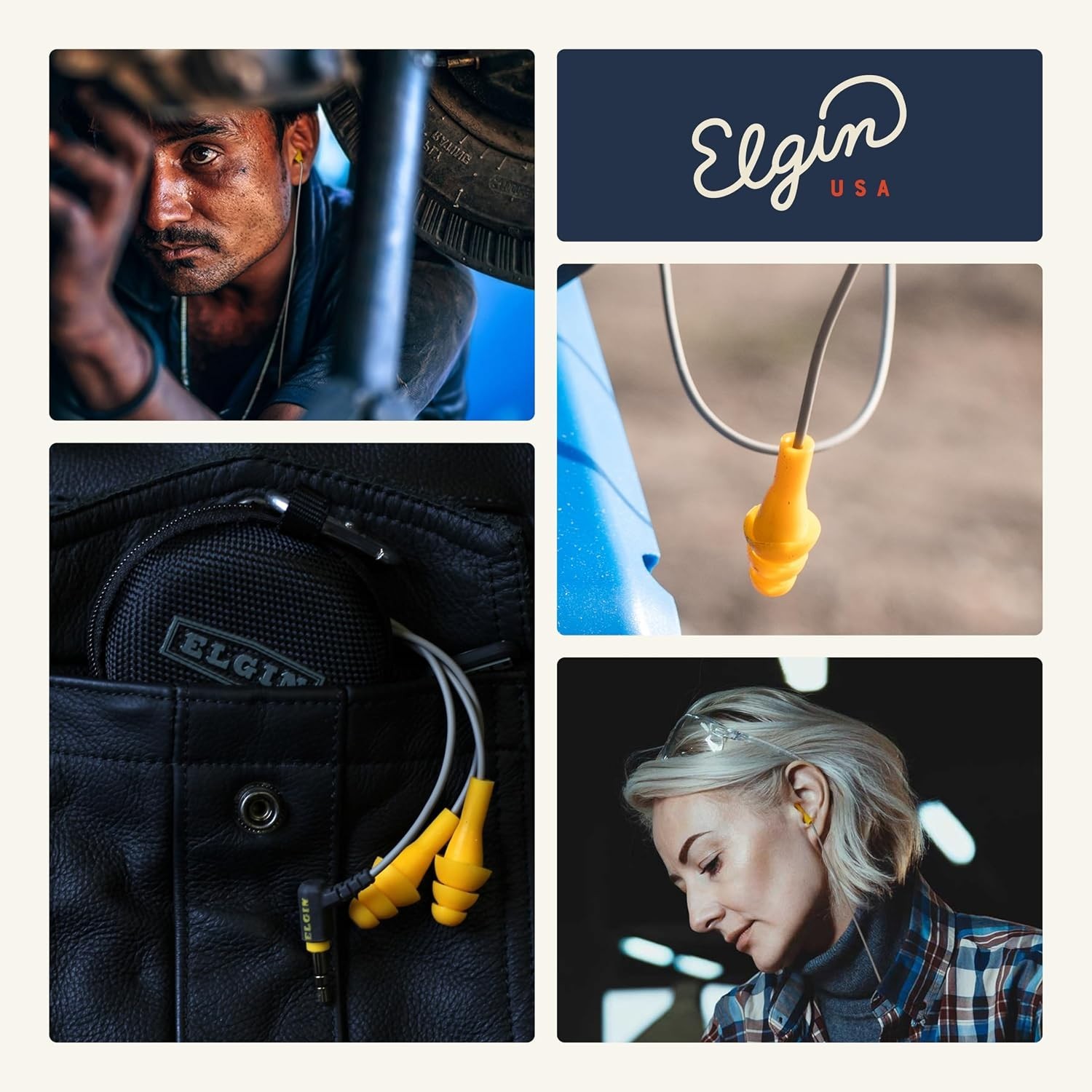 ANSI Certified Ruckus Earplug Headphones – Dustproof, Waterproof, and Durable