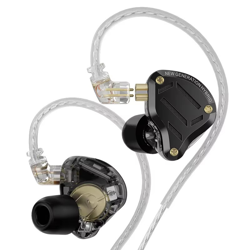 ZS10 Pro 2 HIFI Metal Earphone in Ear Bass Earbud 4-Level Tuning Switch Headphon