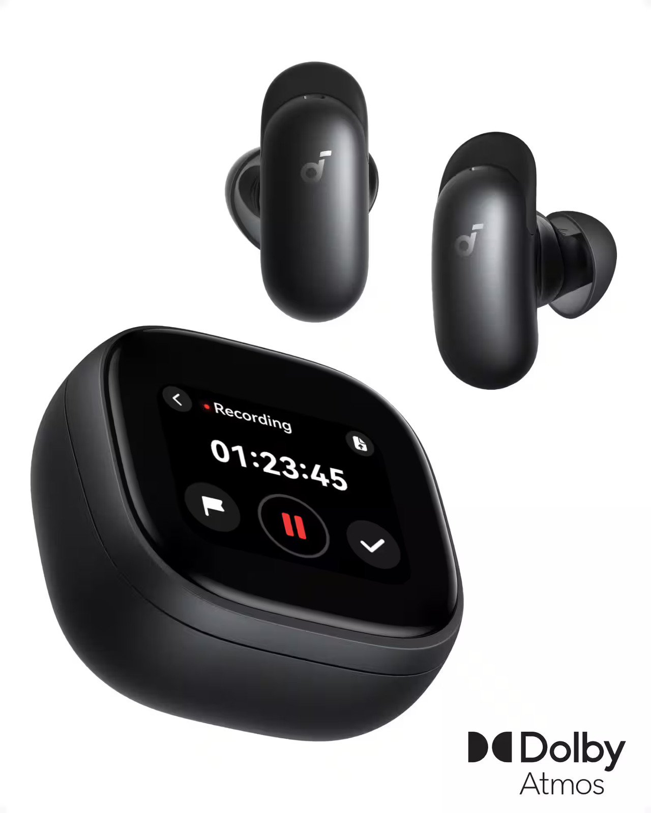 Anker – Soundcore Liberty 5 Pro Max Noise Cancelling Earbuds with AI-Note Tak…