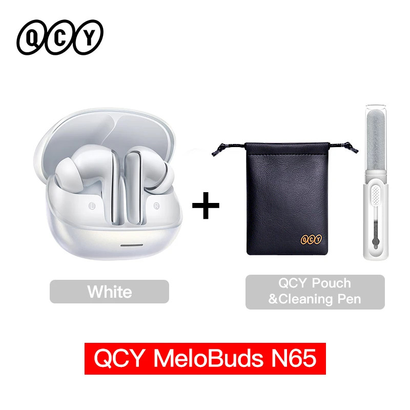 QCY HT21 Wireless Earphones Melobuds N65 -60dB AI Adaptive ANC Earbuds Bluetooth