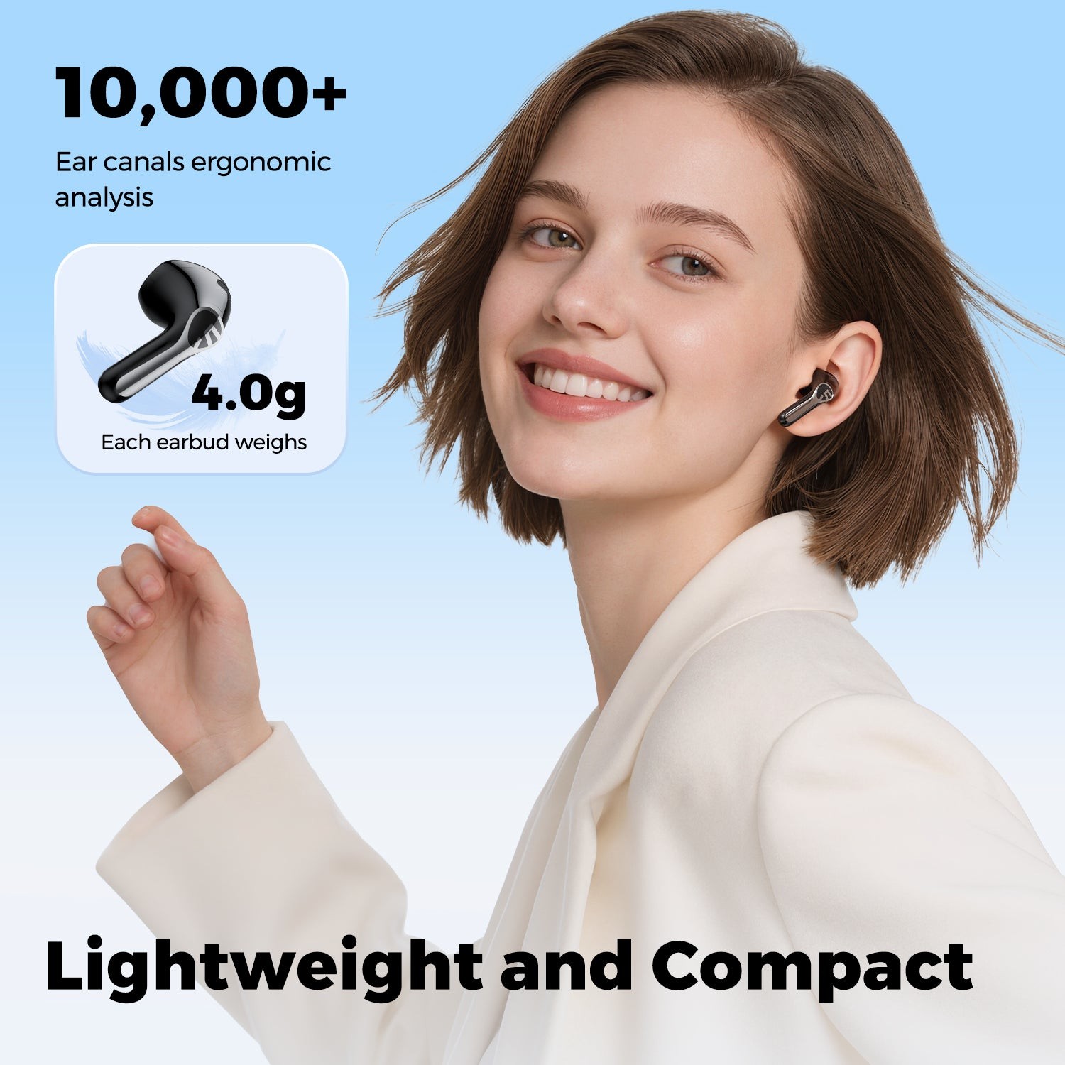 SoundPEATS Air6 HS LDAC Wireless 45H Hi-Res TWS BT6.0 Wireless Earbuds ENC Sport