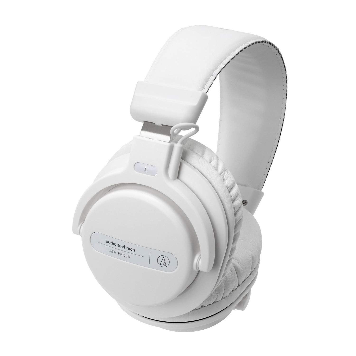 Audio Technica ATH-PRO5X White Wired DJ Headphones Sealed Design