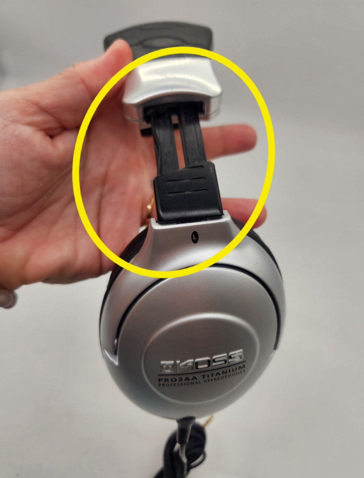 KOSS Pro 3 AA Titanium Headphones Tested & Working