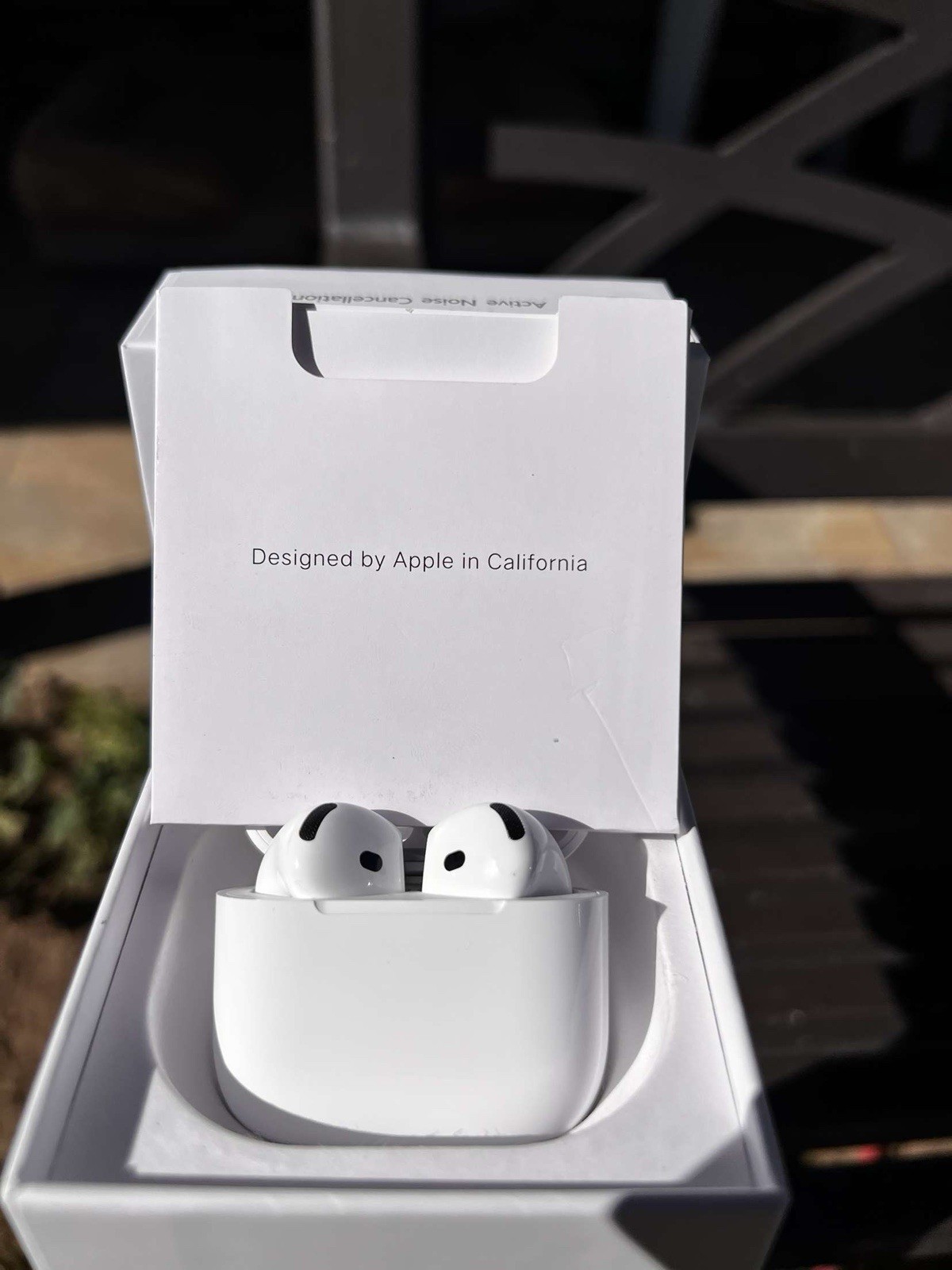 Apple AirPods 4 (ANC) In-Ear Wireless Earbuds White A3054 A3058