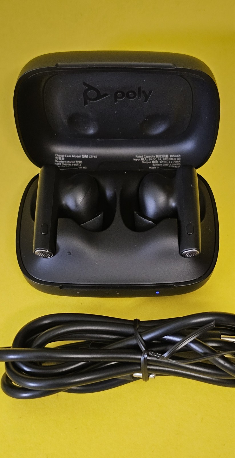 HP Poly VFree Earbuds Voyager Free 60/60+ Microsoft Teams Certified Black