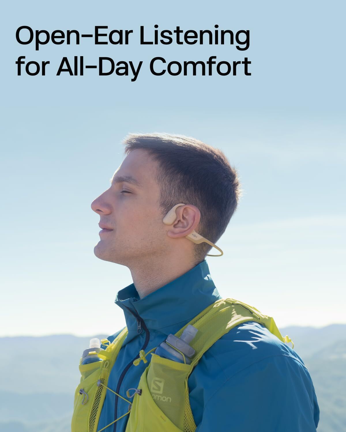 SHOKZ OpenRun Pro Mini- Open-Ear Bluetooth Bone Conduction Sport Headphones –