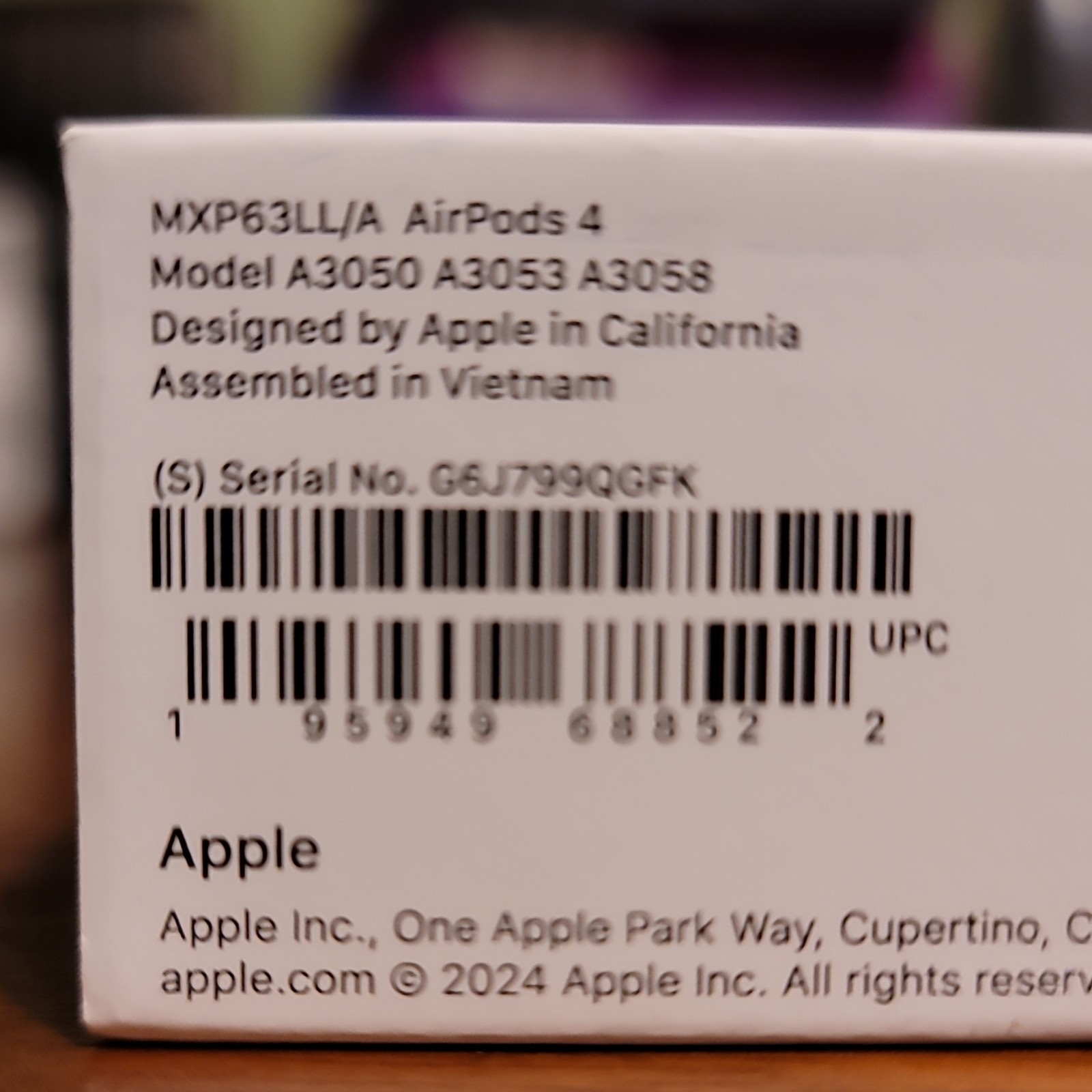 Apple AirPods 4 (x4), AirPods Pro (x2), & Airpods (x4) Empty Boxes with Inserts