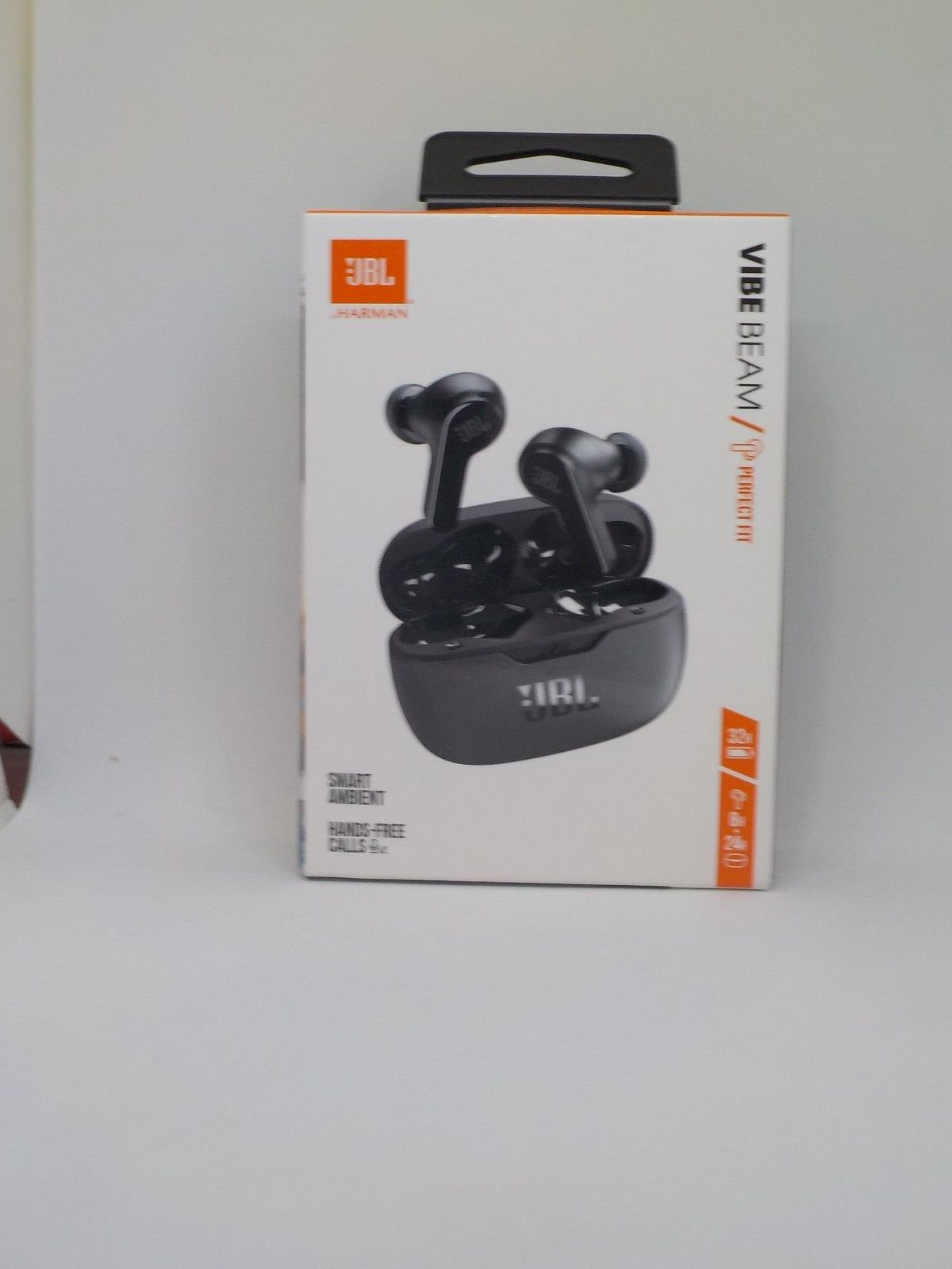 New JBL Vibe Beam True Wireless Headphones – Black