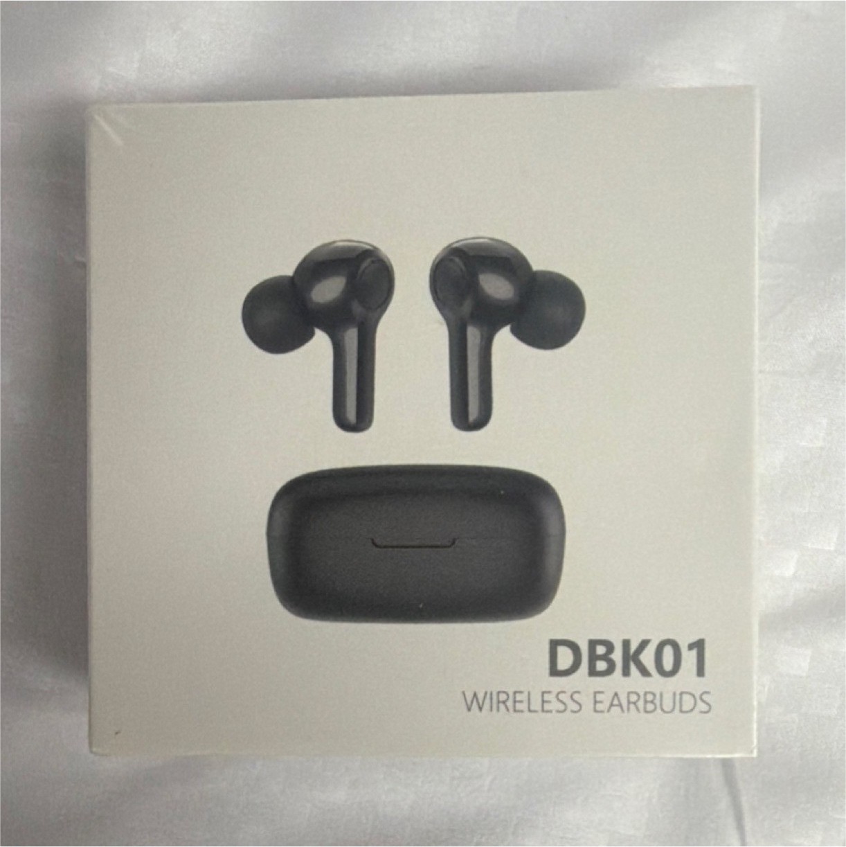 DBK01 Wireless Earbuds Bluetooth, 6mm Driver, Water-Resistant, HD Mic, Black