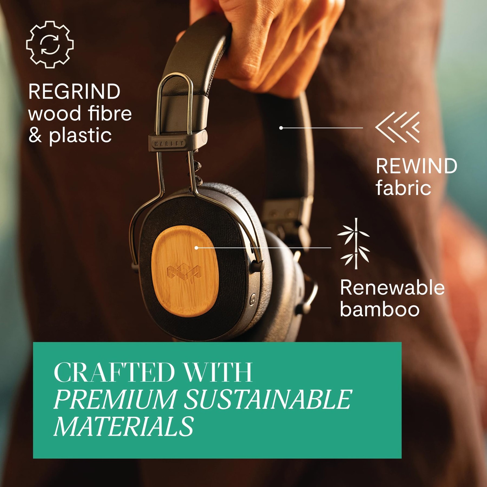House of Positive Vibration Riddim On-Ear Headphones, 50-Hour Playtime, Quick…