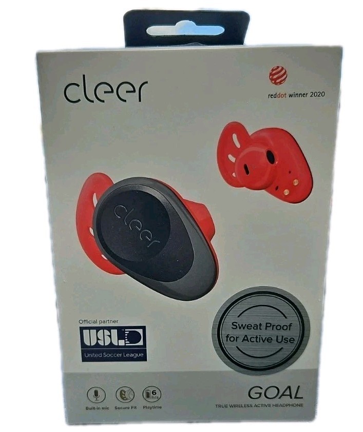 Cleet Goal Bluetooth Wireless Active Earbuds,New Sealed
