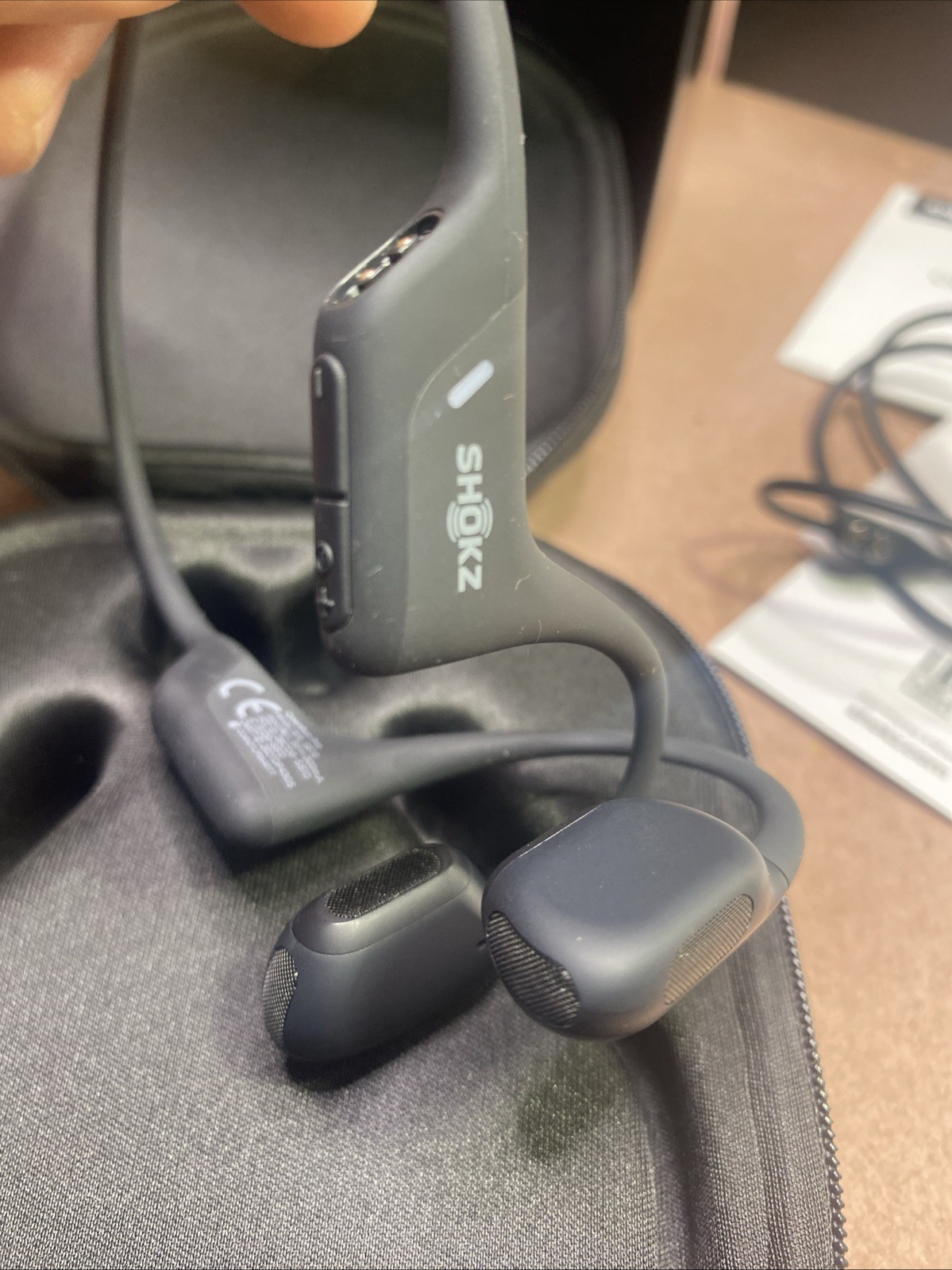 SHOKZ OPENRUN PRO Wireless Bluetooth Bone Conduction Headphones – Black S810