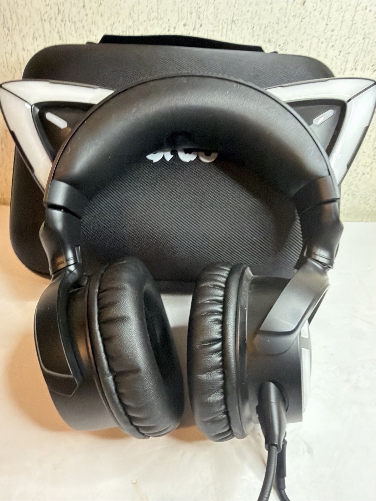 YOWU Selkirk Black 3.5mm Wired Cat Ears Gaming Headphones High Quality