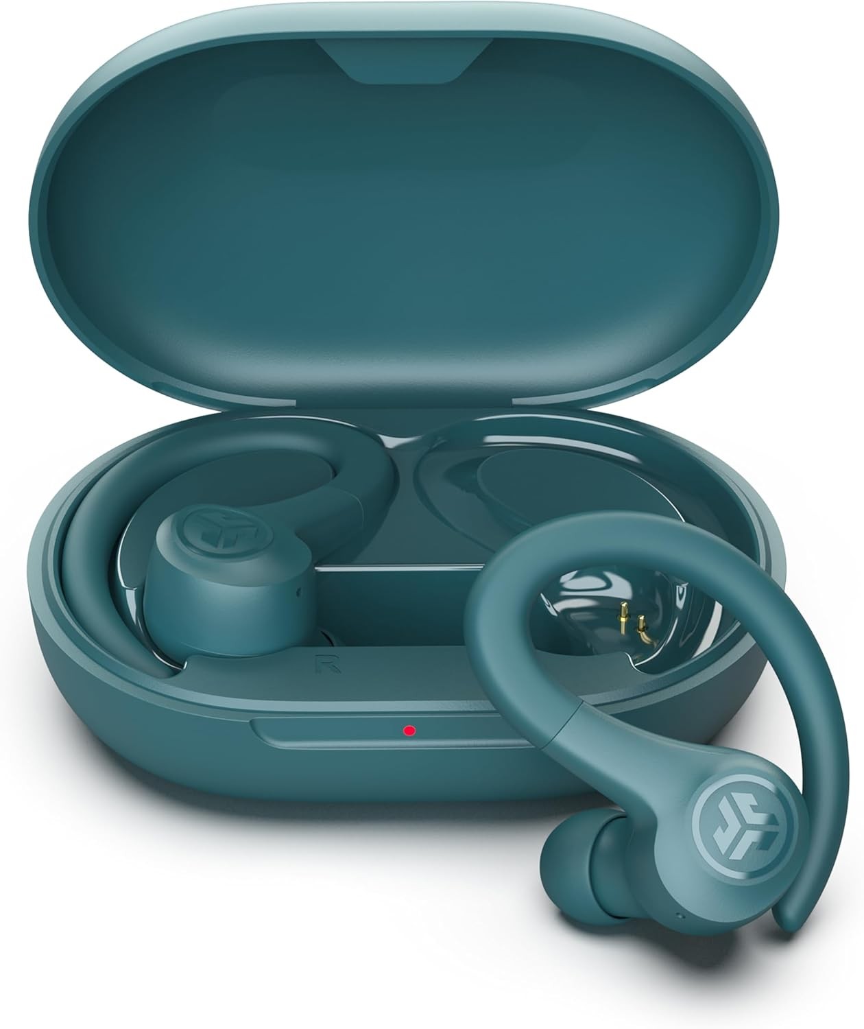 JLab Go Sport+ Wireless Earbuds Teal C3 Clear Calling