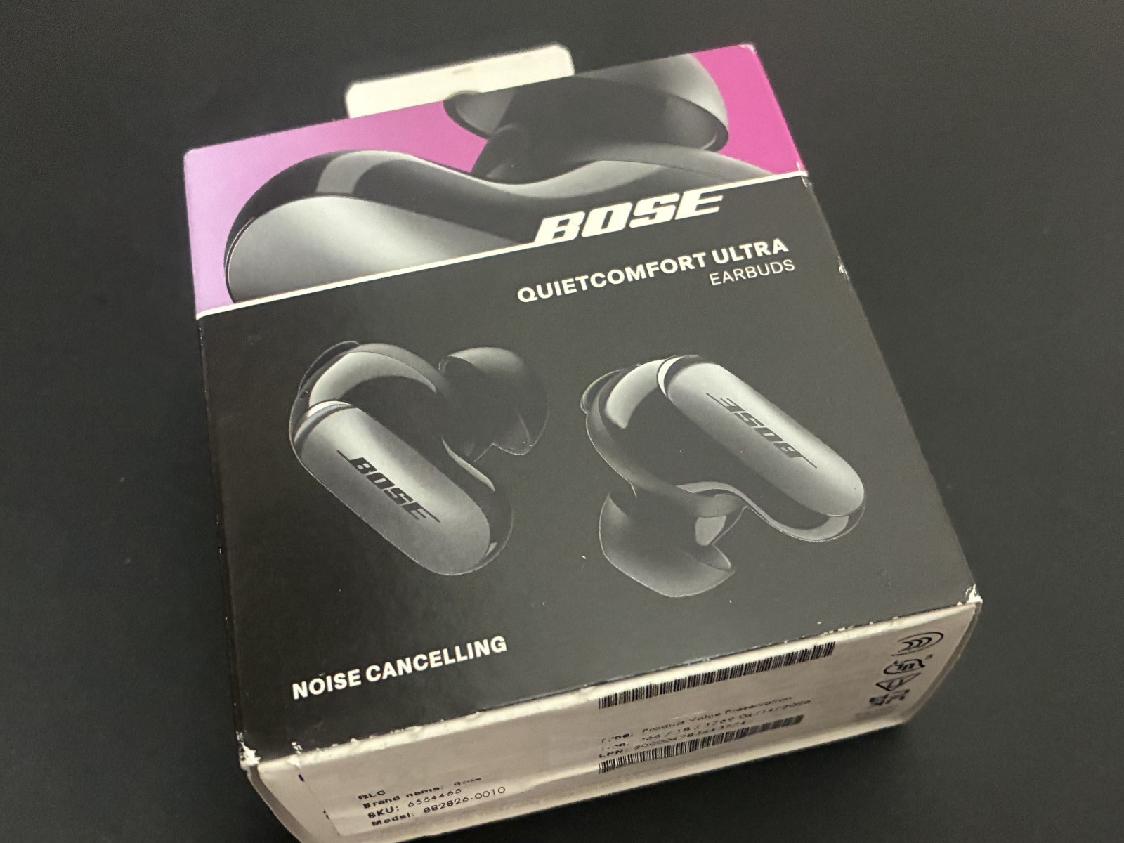 Bose QuietComfort Ultra Bluetooth Wireless Earbuds – Black – In Retail Box