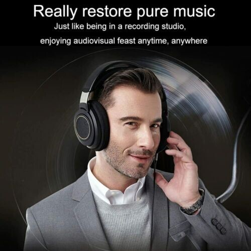 Philips Audio Wired Headphones with Microphone -Over-Ear Open-Back SHP9600MB