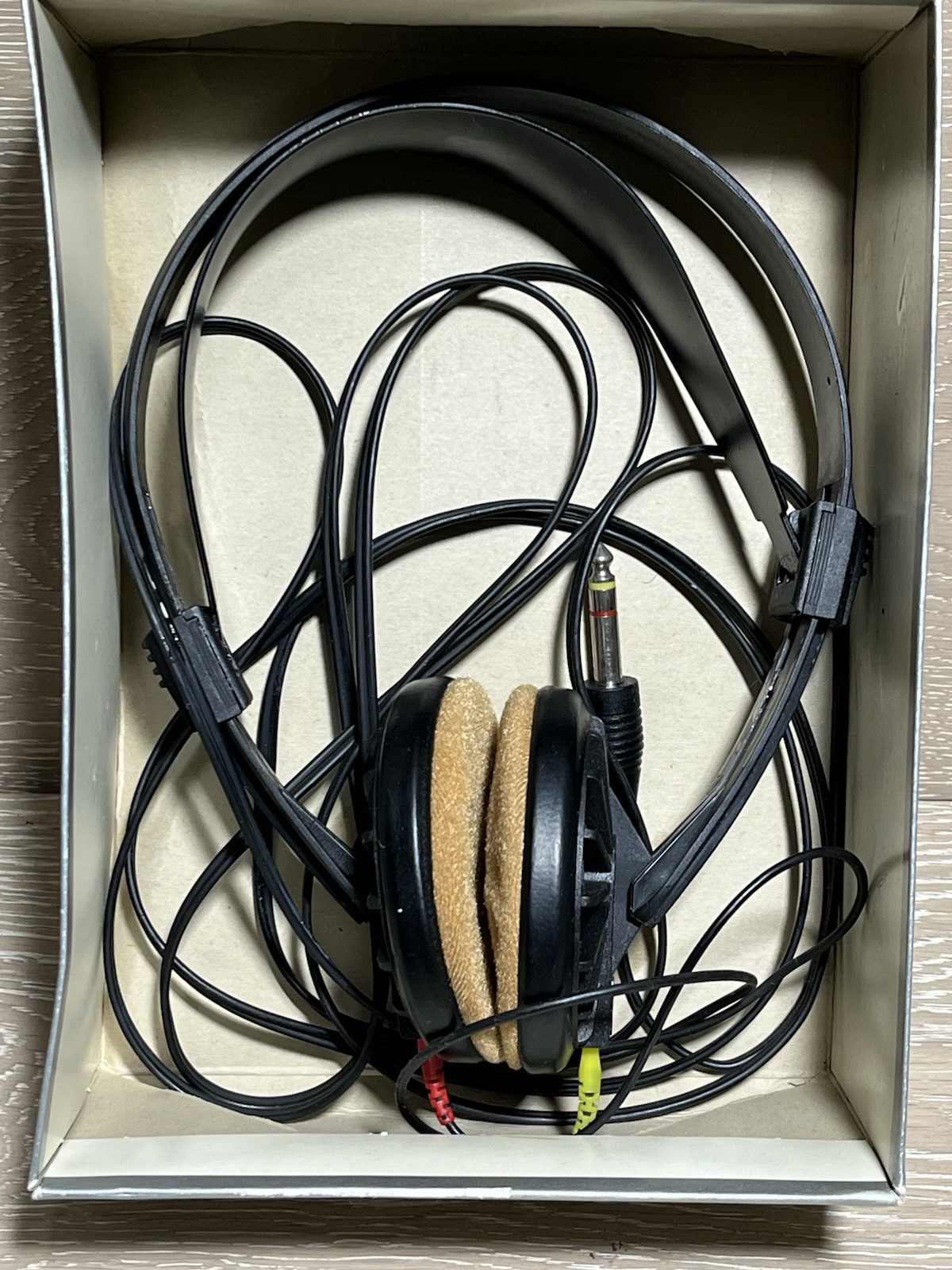 Vintage 1980’s Sennheiser HD 420 HiFi Stereo Headphones In Original Box Germany